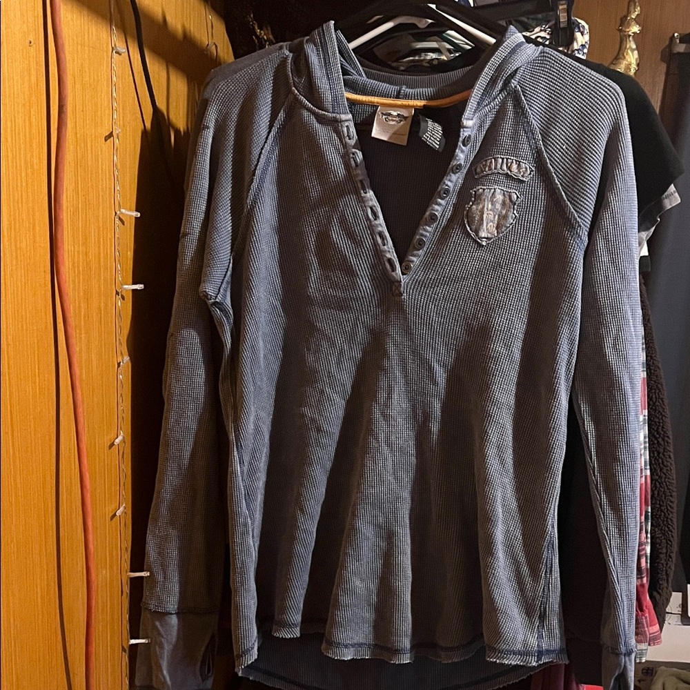 Harley-Davidson Gray Long Sleeve Tee